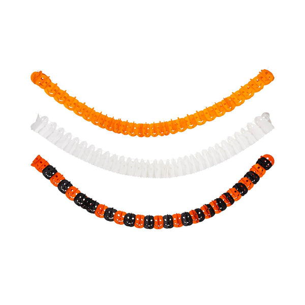 Halloween Tissue Garland, 3pk