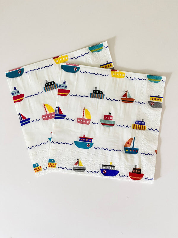 Boat Dinner Napkins, 16pk
