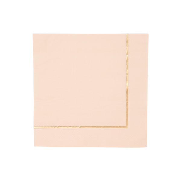 Sweet Peach Prem. Dinner Napkins, 20pk