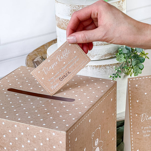 Kraft Bear Diaper Raffle & Scratch Off Game Set