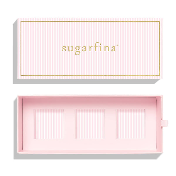 Pink Stripe 3pc DYO Bento Box (DYO) (EMPTY)