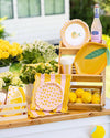 Lemon Shaped Plates, 8pk