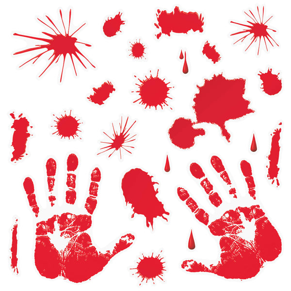 Bloody Handprint Clings