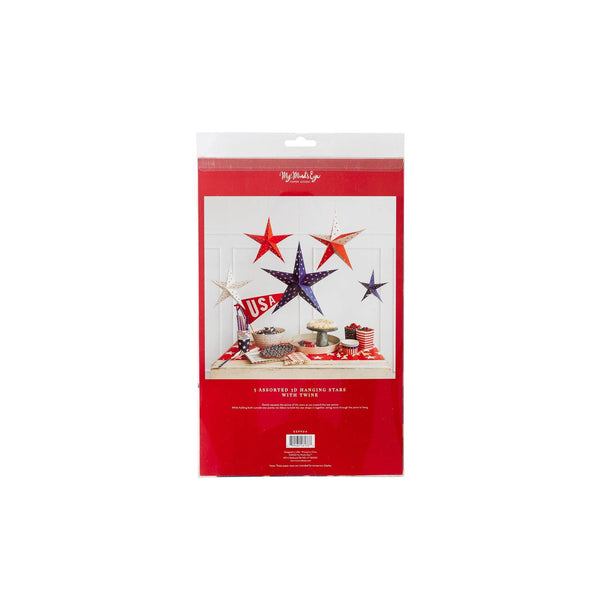 Stars and Stripes Decorative Hanging Stars