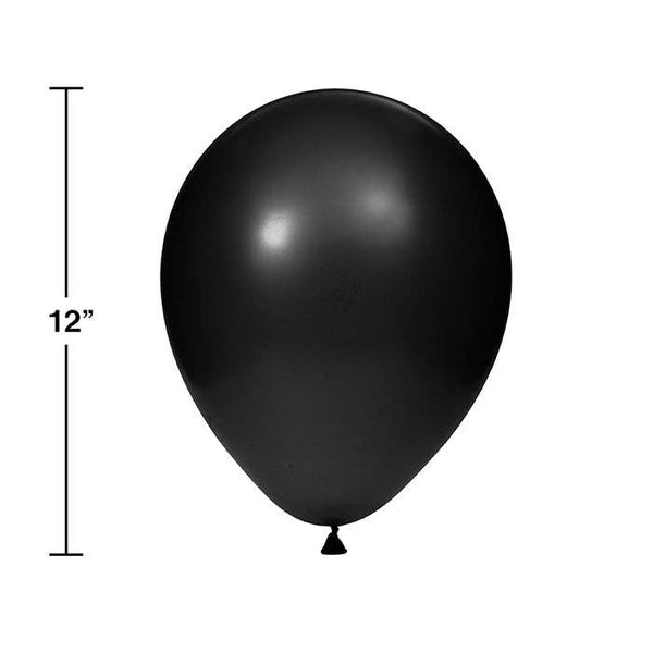 Black Latex Balloons, 15pk