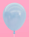 Light Blue, Clear, Silver & Pearl Balloons, 25pk