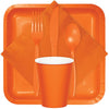 Sunkissed Orange Assorted Plastic Cutlery, 24pk