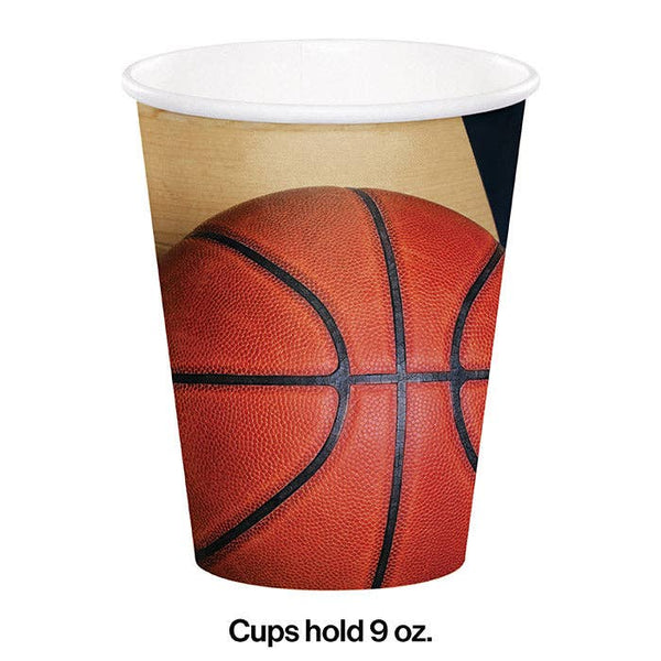 Basketball Cups, 8pk