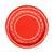 Red Bough Edge Plate- 8pk