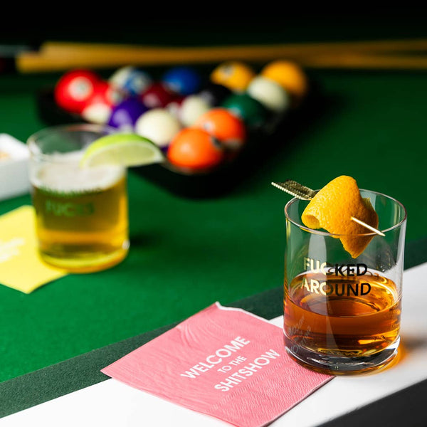 Fucked Around Found Out- Rocks Glass