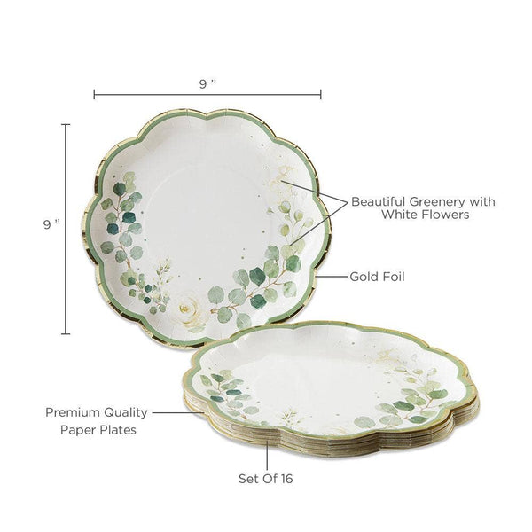 Botanical Garden Dinner Plates, 16pk