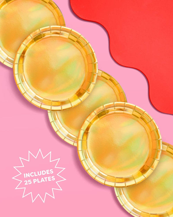 Golden Plates, 25pk