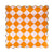 Pink & Orange Checkered 11" Paper Plate, 8pk