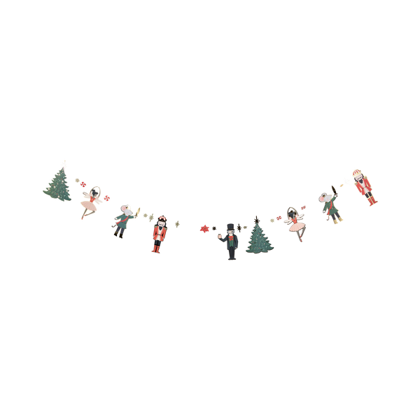 Nutcracker & Pom Pom Banner Set