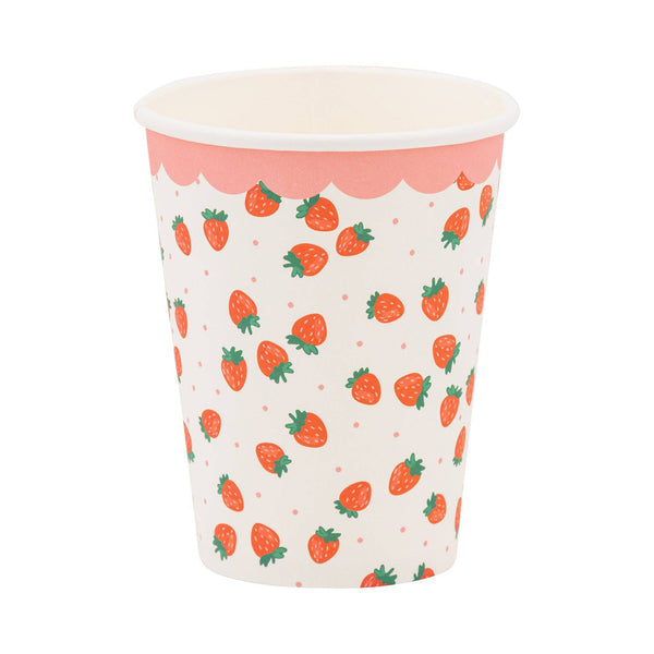 Strawberries Party Cup, 8pk
