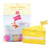Mini 4" Tabletop Piñata - Cake Slice in Party Bag