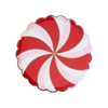 Christmas Peppermint Scalloped Dessert Plates, 8pk