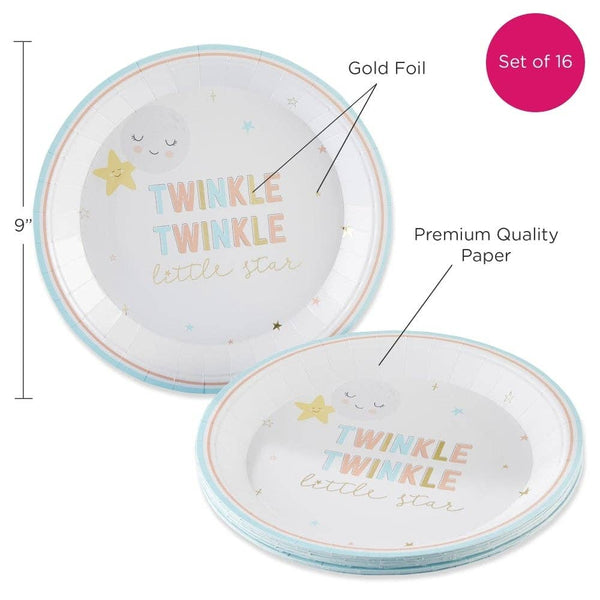 Twinkle Twinkle Dinner Plates, 16pk