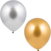 Gold and Silver Balloons, 12pk