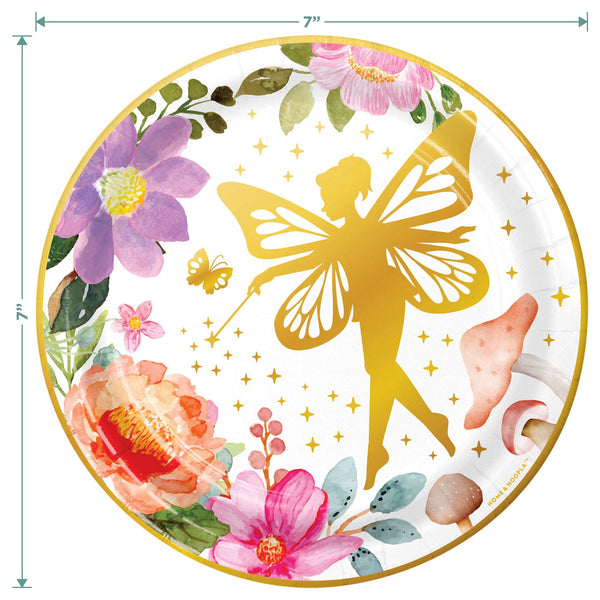 Enchanted Fairy Dessert Plates, 16pk