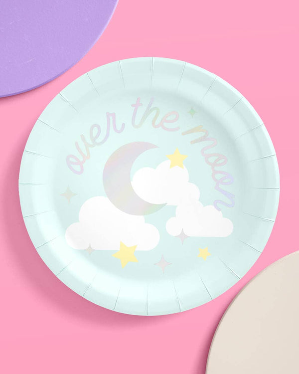 Over the Moon Dinner Plates, 25pk