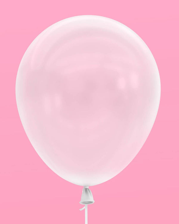 Light Blue, Clear, Silver & Pearl Balloons, 25pk