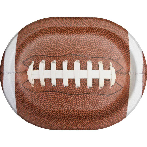 Football Oval Plate, 8pk