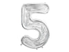 GIANT Silver Number Balloon Frame| 49 In