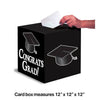 Graduation Card Boxes Black, 1pk