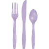 Luscious Lavender Assorted Plastic Cutlery, 24pk