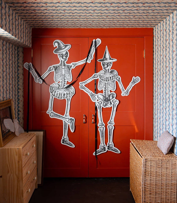 Dancing Large Scale Paper Skeletons