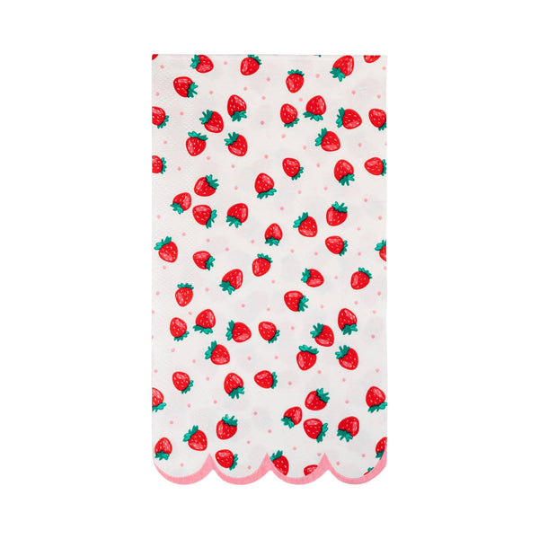 Strawberries Dinner Napkin, 24pk
