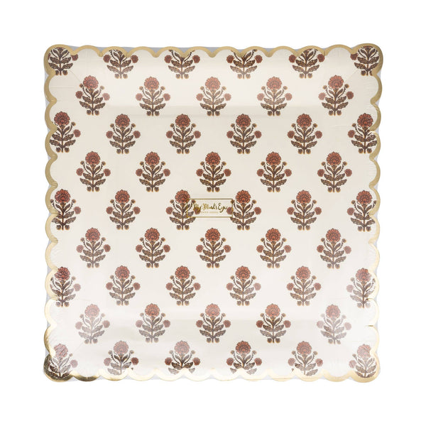 Give Thanks Floral 90" Paper Plate, 8pk