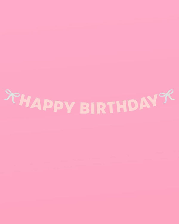 Birthday Bow Banner