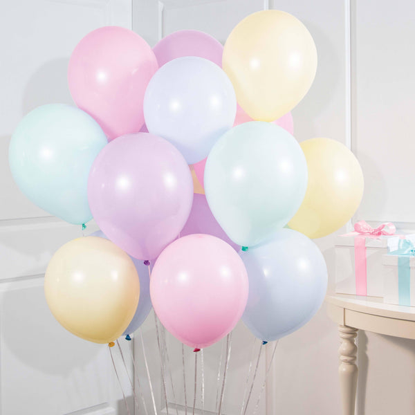 Assorted Pastel Balloon, 15pk
