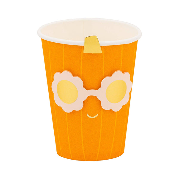 Groovy Pumpkin Party Cup, 8pk
