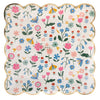 Floral Pattern Plate, 8pk