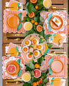 Orange Shaped Plate, 8pk