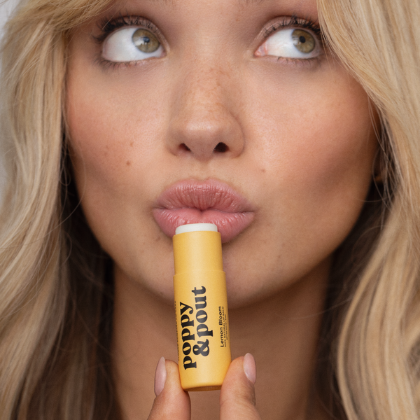 Poppy & Pout Lip Balm, Lemon Bloom
