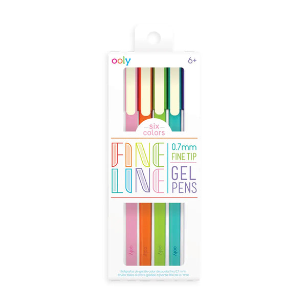 Sapori Fine Lines Gel Pens Set of 6