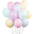 Assorted Pastel Balloon, 15pk