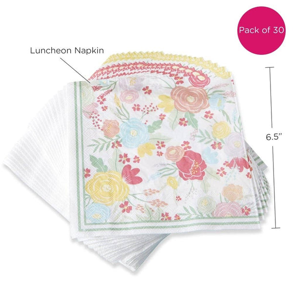 Garden Blooms Dinner Napkins, 30pk