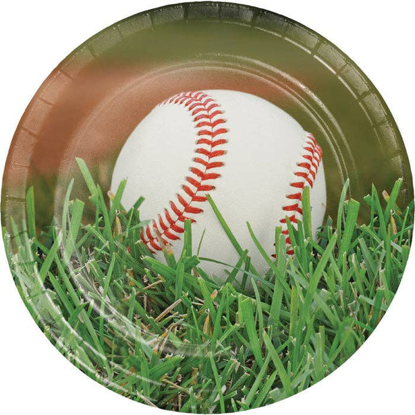 Baseball Dinner Plates, 8pk