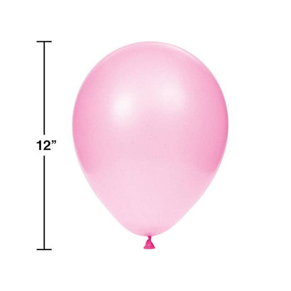 Candy Pink Latex Balloons, 15pk