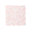Petal Pink Elegant Floral Dinner Napkins, 20pk