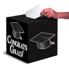 Graduation Card Boxes Black, 1pk
