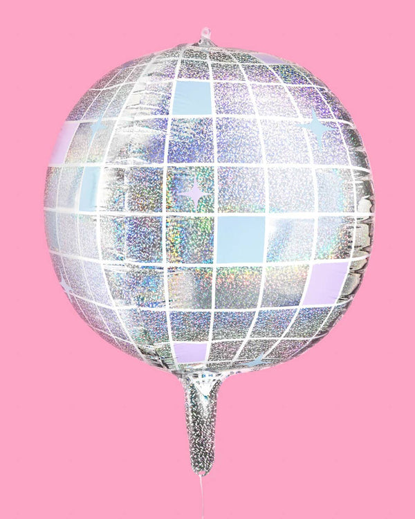 Iridescent Shimmer Disco Balloons, 4pk