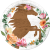 Horseshoe Floral Dinner Plates, 16pk