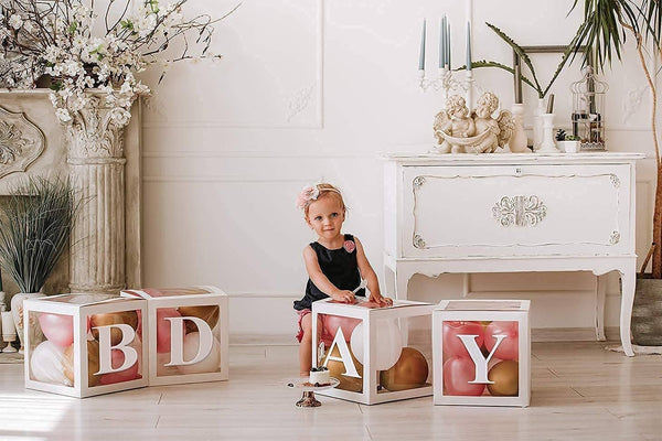 White Transparent Balloon Box 1pk