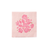 Petal Pink Elegant Floral Dessert Napkins, 20pk